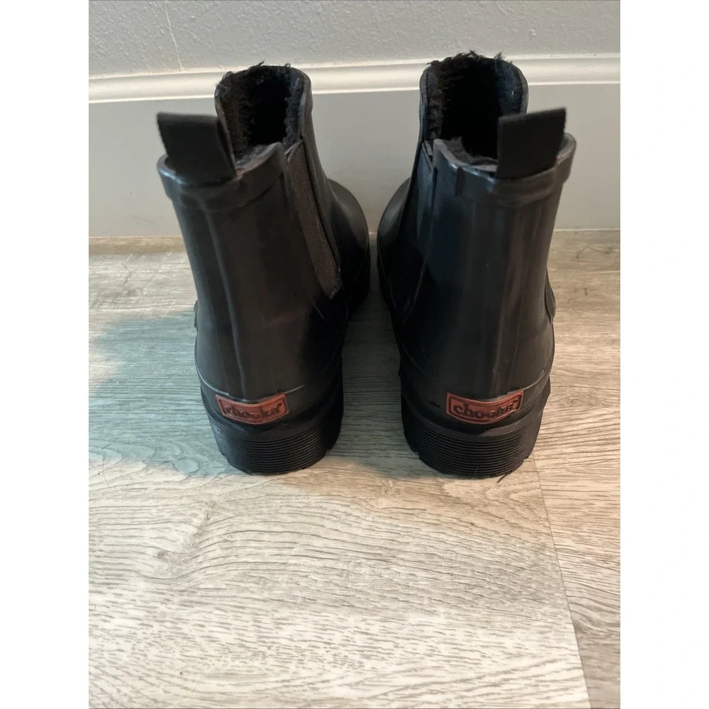 Chooka Everyday Neoprene Ankle Rain Boot Black